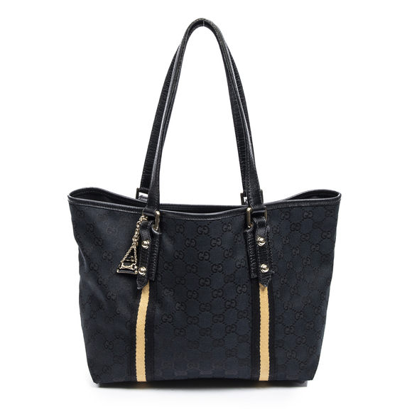 Gucci Small Joliceour in Black Monogrammed Canvas